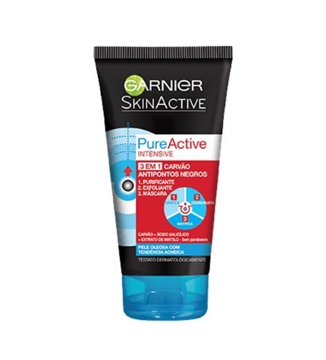 Fashion Pure Active Intensive Máscara 3 em 1 Carvão | Garnier