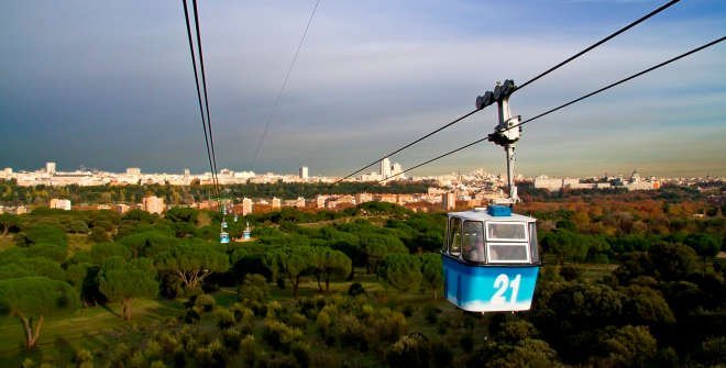 Place Teleferico Madrid en Casa de Campo.