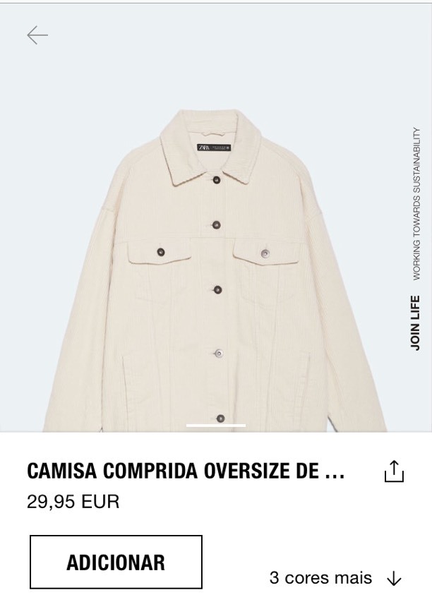 Moda Camisa Zara