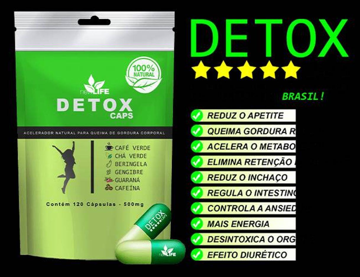 Fashion Detox Caps. O mais completo e avançado emagrecedor do brasil