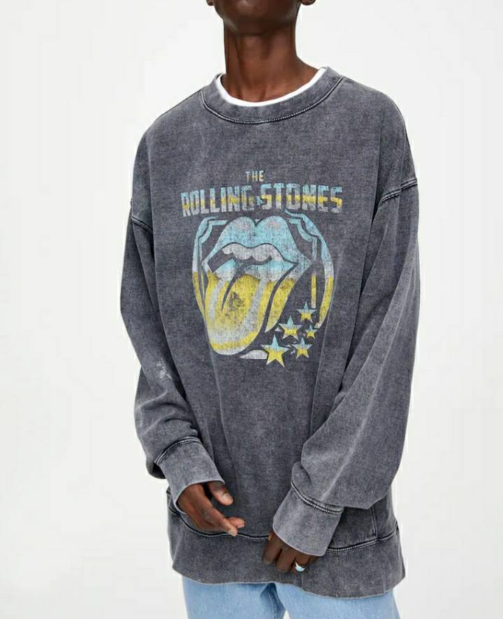 Producto Sweatshirt Rolling Stones desbotada