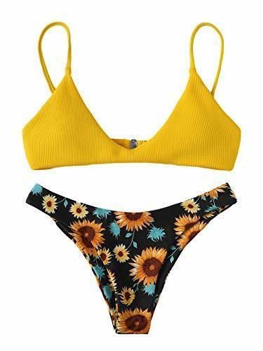 SOLY HUX Mujer Conjunto De Bikini Estampado