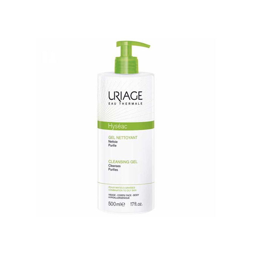 Productos Uriage gel de limpeza 