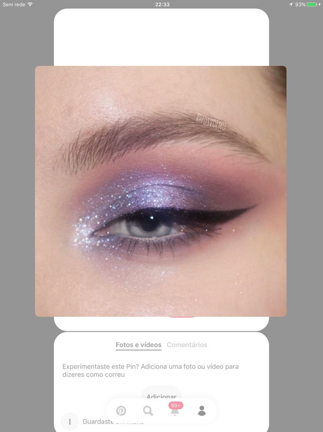 Fashion Purple make up