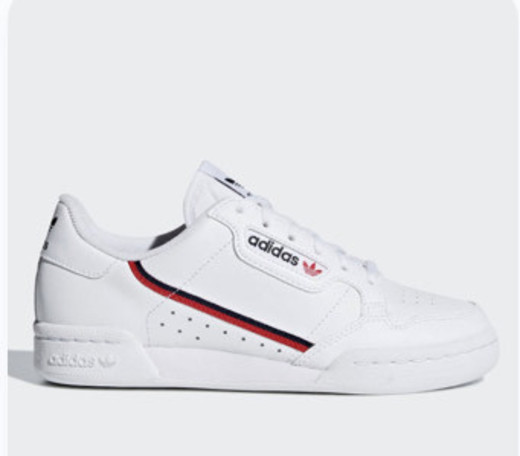 Adidas continental 80 vermelhas 