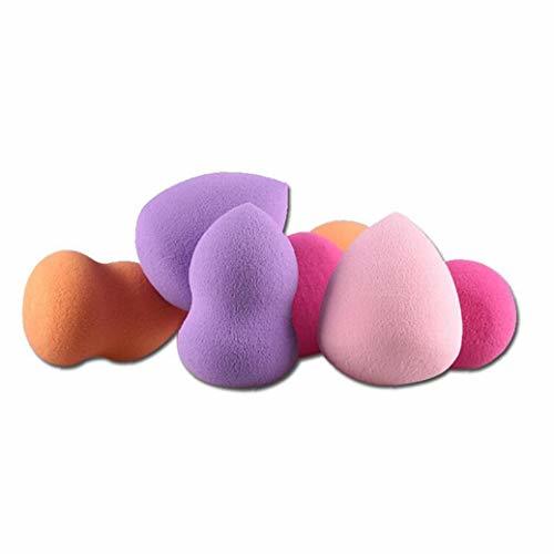 Belleza 4pcs Elegante Gota Calabaza Forma Forma Multi Blender Esponjas Para Fundación Belleza