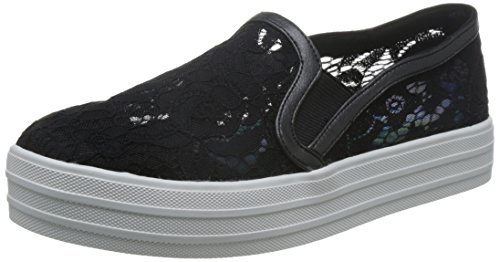 Place Skechers Flora - Mocasines para Mujer, Negro