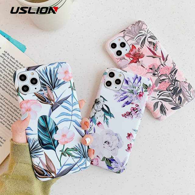 Product Uslion silicone caso de telefone para iphone 11 pro max x xs