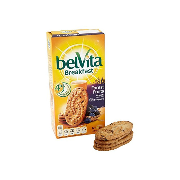 Productos Belvita fruta del bosque desayuno Biscuit 6 x 50g