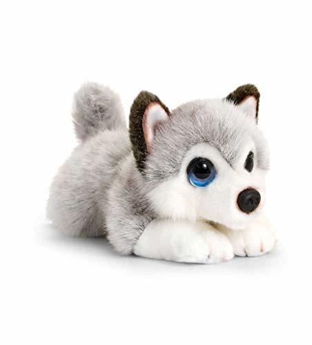 Social Keel Toys- Juguete de Peluche con diseño de Perro Husky, Color Gris,