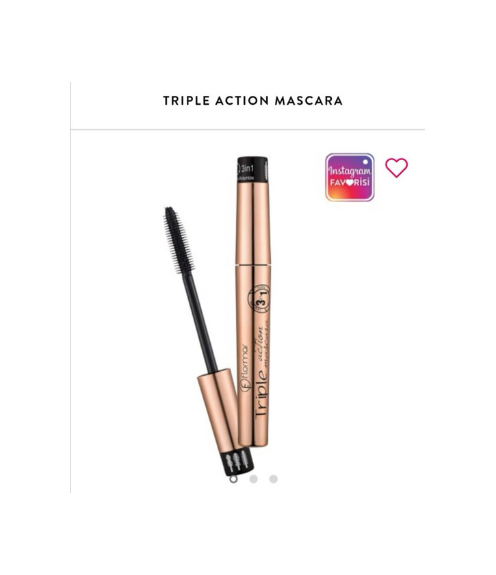 Product Flormar Triple Action