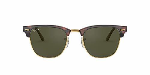 Social Ray-Ban Clubmaster - Gafas de sol para hombre, Marrón