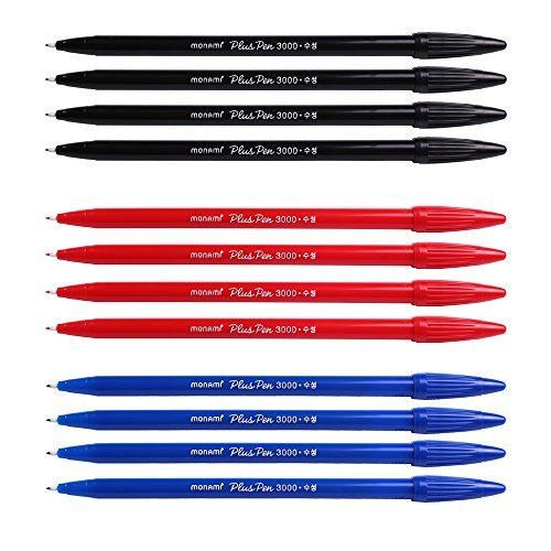 Monami Plus 3000 Office Sign Pen Felt Tip Water Based Ink Color