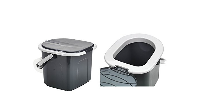 Product BRANQ Toilettes 15,5 litres de camping toilettes seau WC extérieur Voyage