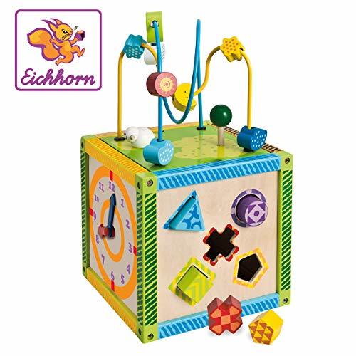 Social Smoby Eichhorn 100002235 - Cubo de Juegos en Madera