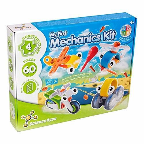 Science4you-Mi Mi primer kit de mecánica, juguete educativo y cientifico, Multicolor