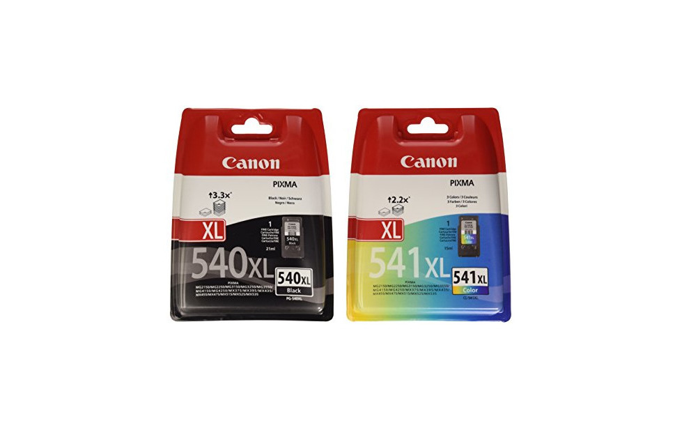 Producto Canon PG-540XL+CL-541XL Cartucho de tinta original Negro XL y Tricolor XL para