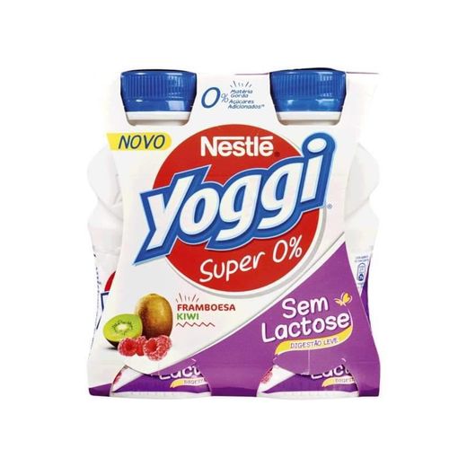 Iogurte Magro Líquido sem Lactose Framboesa & Kiwi YOGGI