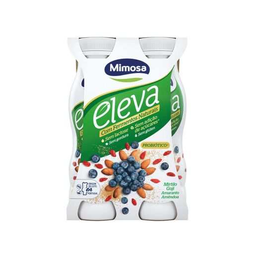 Iogurte Líquido Bifidus sem Lactose Mirtilo & Goji ELEVA 