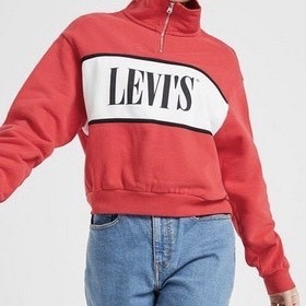 Product Levis Logo Panel 1/4 Zip Top