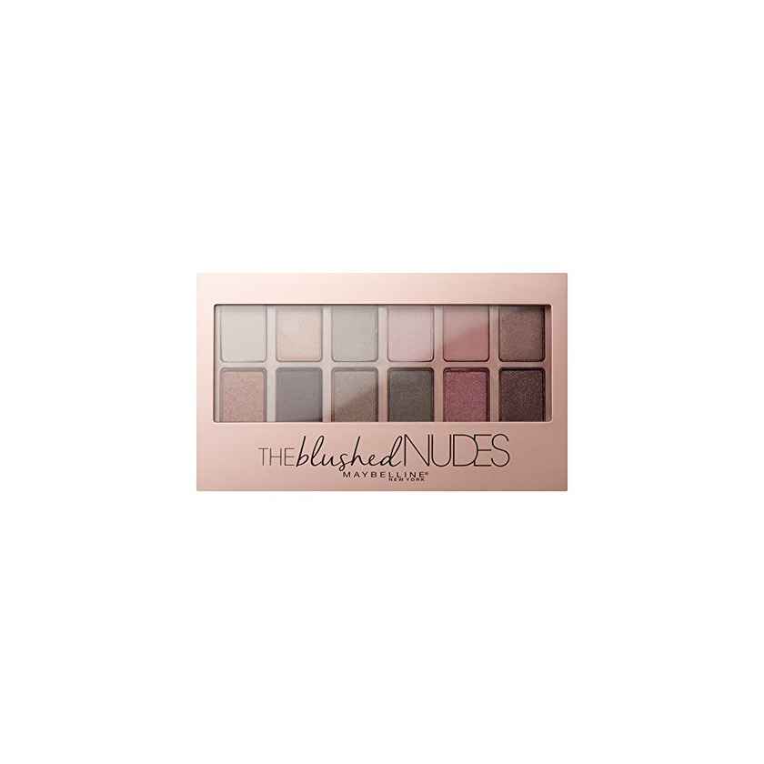 Maybelline New York Blushed Nudes Paleta de Sombras de Ojos, Tono