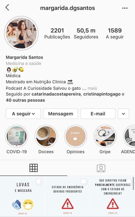 Social Instagram | Margarida Santos
