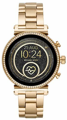 Moda Michael Kors Reloj Analógico-Digital para Mujer Correa en Acero Inoxidable MKT5062