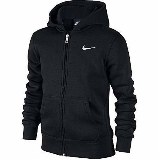 Nike 619069-010 - Sudadera con capucha para niños, color Negro