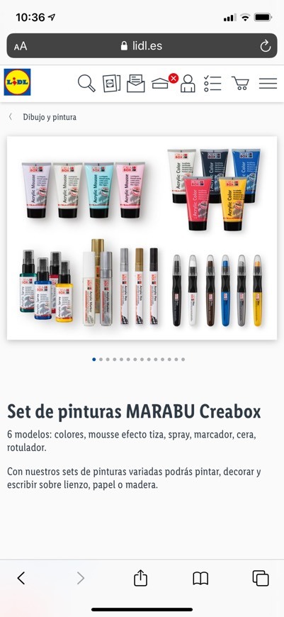 Fashion Set de pinturas lidl