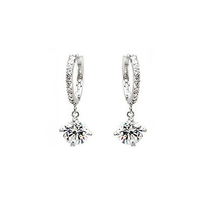 Producto Lily Jewelry Sterling Silver Swarovski Crystal Elements Drop Earings