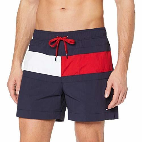 Tommy Hilfiger Medium Drawstring Pantalones Cortos, Azul