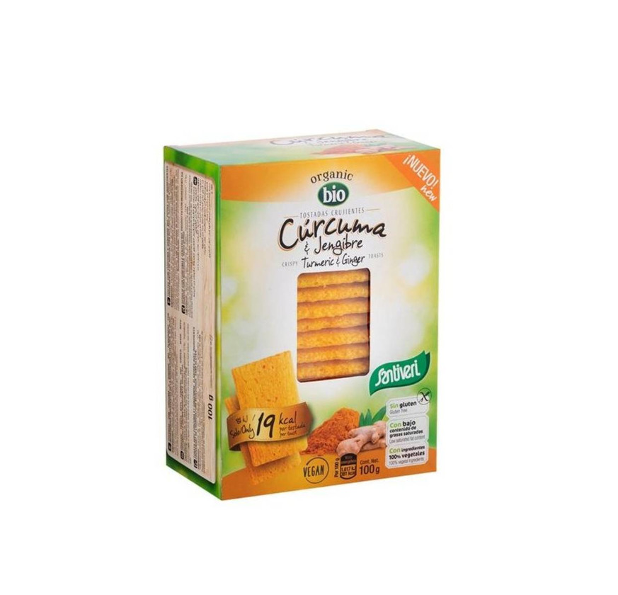 Product Tostas com curcuma e gengibre bio