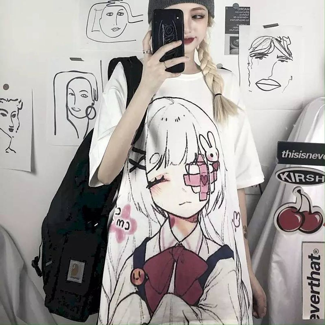 Fashion Camisa anime 