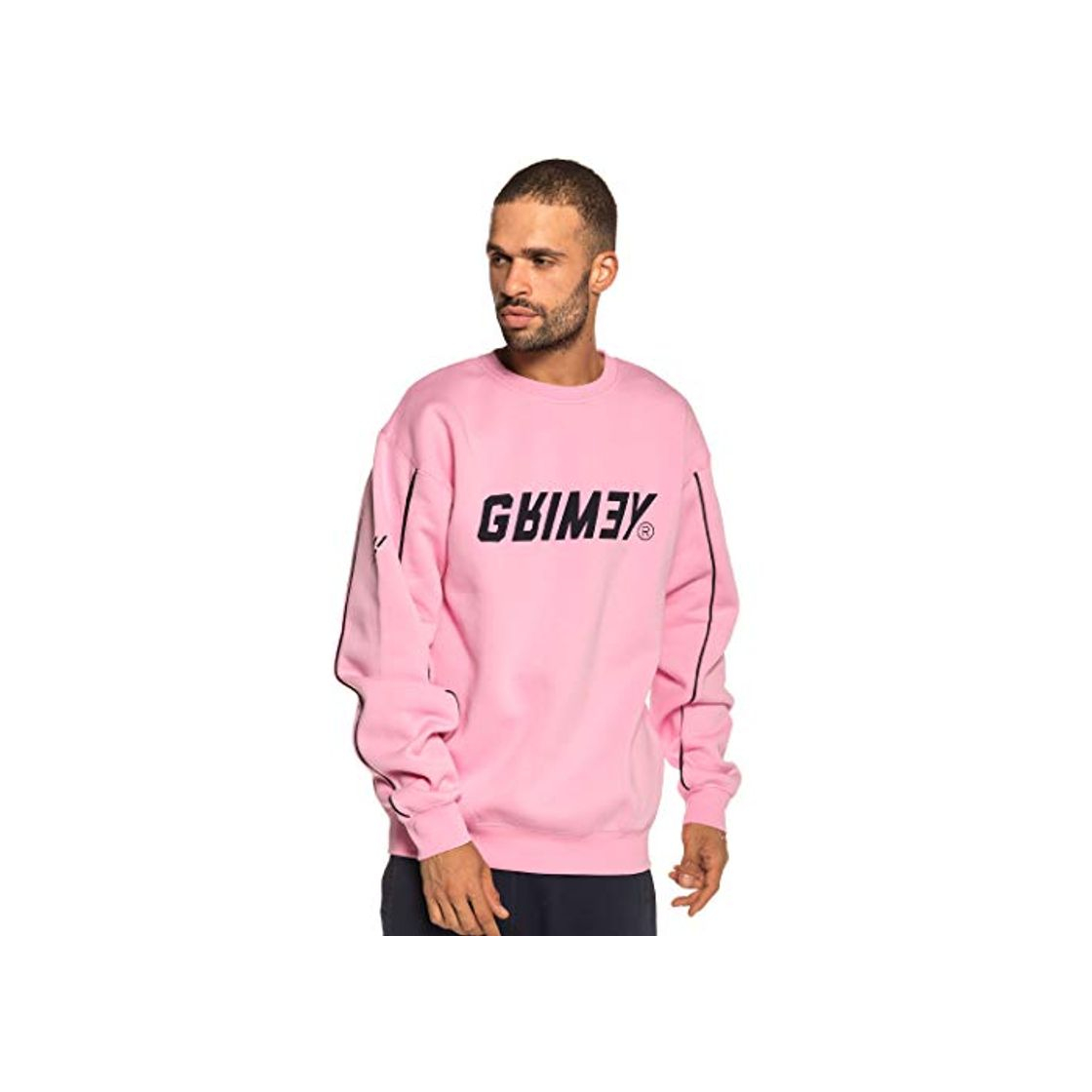 Fashion GRIMEY Sudadera Hazy Sun Piping Crewneck FW18 Pink