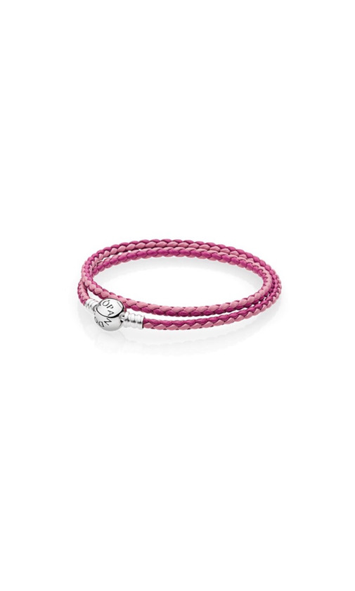 Products Pulseira de couro cor-de-rosa 