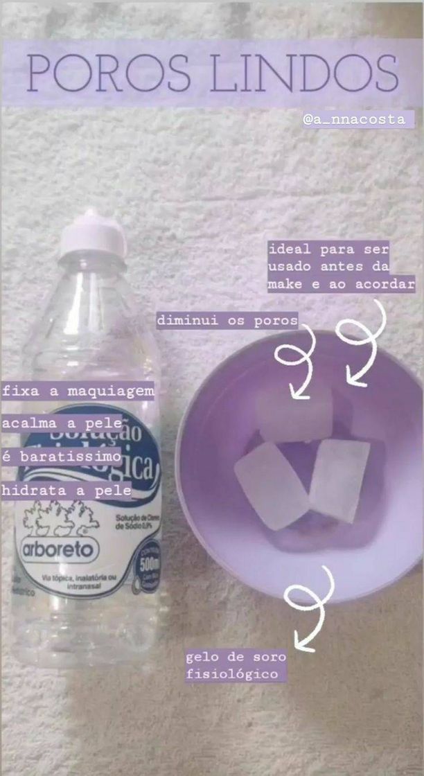 Producto Gelo de soro fisiológico  e seus benefícios