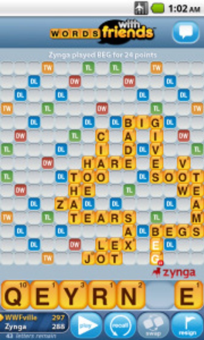 Videojuegos Words With Friends