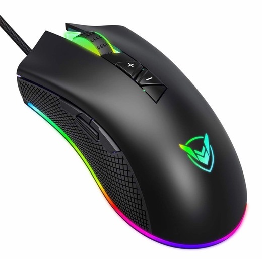 Pictek Gaming Mouse RGB 10.000 adjustable DPI 