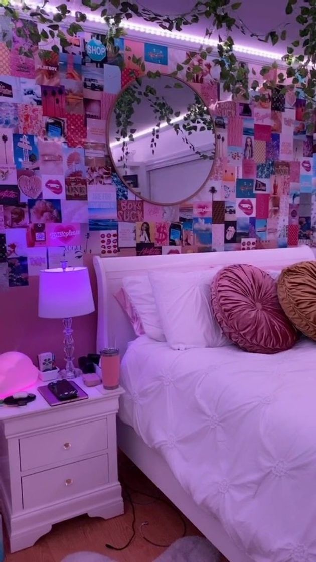 Fashion Quarto com led e fotos