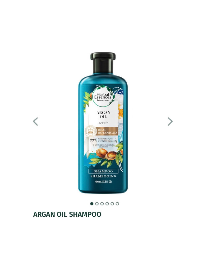 Beauty Champú reparador de aceite de argán de Marruecos Herbal Essences Bio-renew