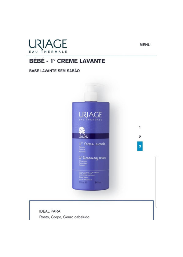 Product Uriage_Creme.Lavante