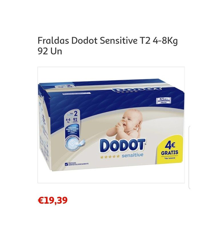 Product Fraldas_Dodot.SensitiveT2