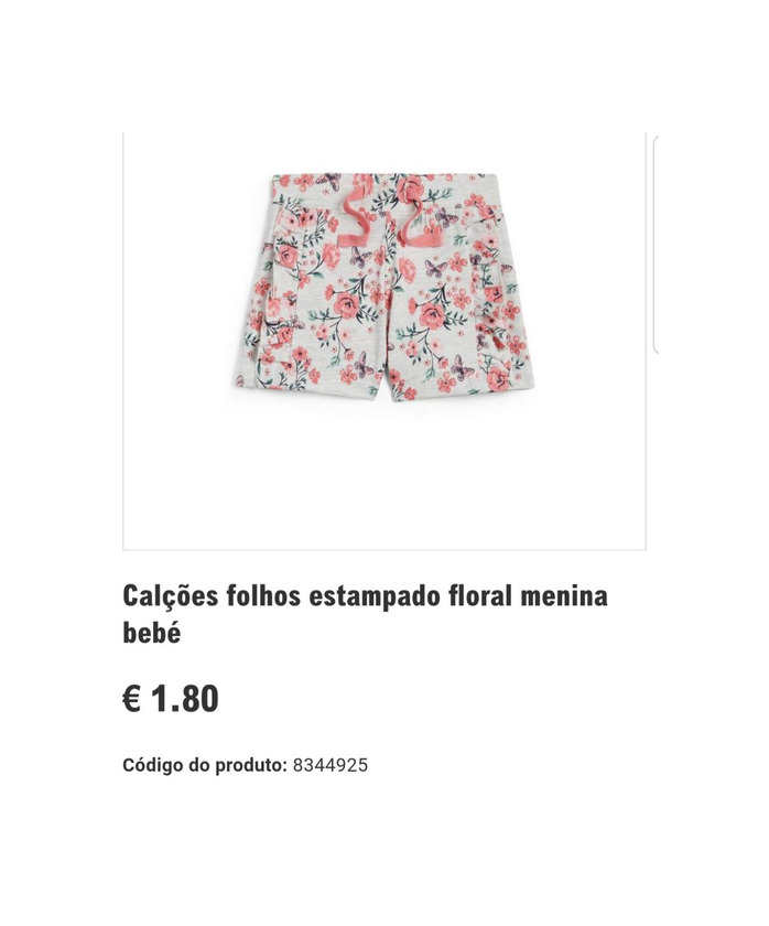 Product Calções floral