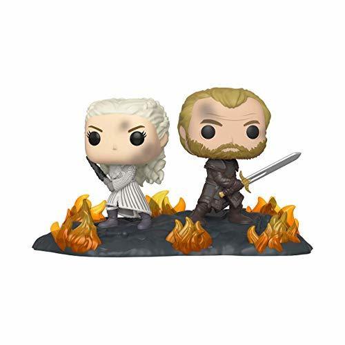 Game Funko Pop Moment: Game of Thrones-Daenerys & Jorah B2B w/Swords Figura Coleccionable,