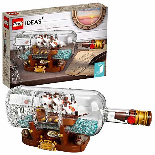 Productos LEGO Ideas 21313 - Kit de construcción para Barco en Botella