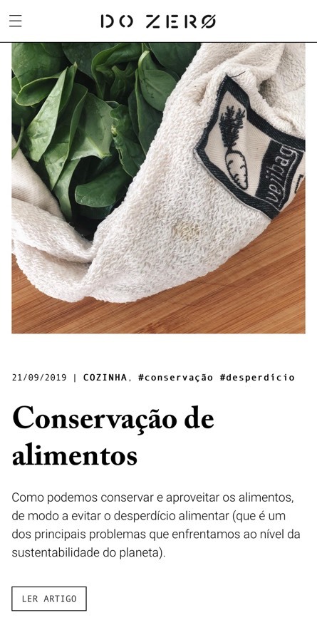 Fashion Conservação de alimentos