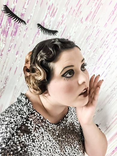 Penteado vintage anos 20