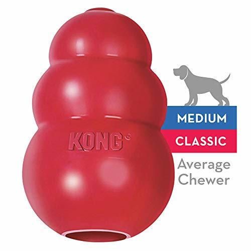 KONG - Classic - Juguete de resistente caucho natural - Para morder