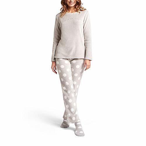 Places YAMAMAY® Juego de Pijama de Mujer en Piel