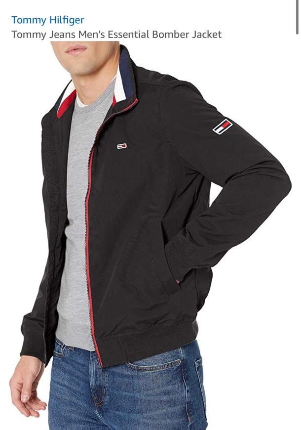 Social Tommy Jeans Men's Essential Bomber Jacket